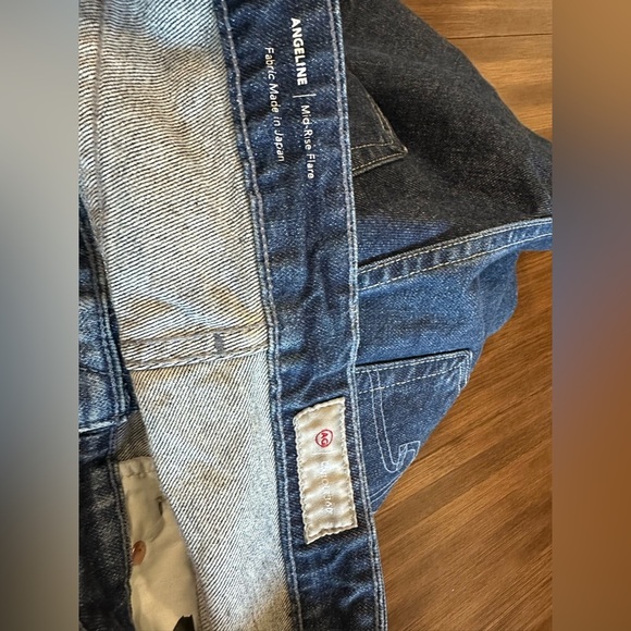 AG jeans Angeline 360 MID-RISE FLARE 360°STRETCH DENIM VBS1D76LABU LAKE BLUE 32R - Picture 2 of 10